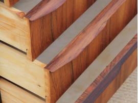 Danish Modern chest of drawers in Rio rosewood