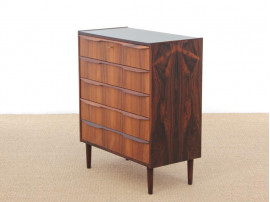 Danish Modern chest of drawers in Rio rosewood