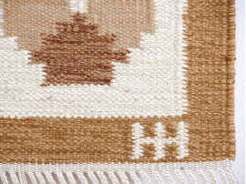 Swedish Rolakan carpet hand woven wool. 200 x 145 cm.