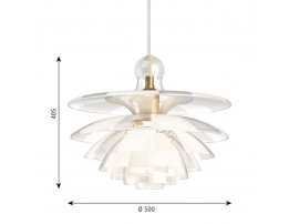 Mid-Century  modern scandinavian pendant lamp PH Septima by Poul Henningsen. New edition