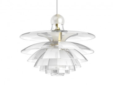 Mid-Century  modern scandinavian pendant lamp PH Septima by Poul Henningsen. New edition