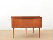 Bureau scandinave boomerang en teck