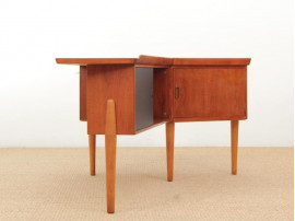 Bureau scandinave boomerang en teck