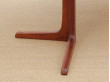 Mid-Century  modern scandinavian cirular dining table in teak by Kofod Larsen