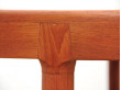 Mid-Century  modern scandinavian cirular dining table in teak by Kofod Larsen