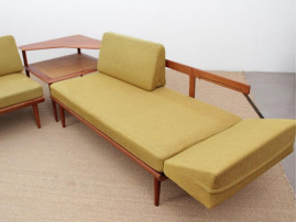 Mid-Century  modern scandinavian set of sofa by Peter Hvidt et Mølgaard Nielsen