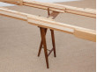 Mid-Century  modern scandinavian cirular dining table in teak by Henning Kjaernulf 