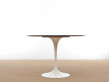 Mid-Century  modern  dining Tulip table in markina marble by Saarinen