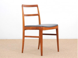 Mid-Century  modern scandinavian set of 6 chairs by Arne Vodder model 430 in teak