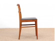 Mid-Century  modern scandinavian set of 6 chairs by Arne Vodder model 430 in teak