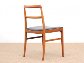 Mid-Century  modern scandinavian set of 6 chairs by Arne Vodder model 430 in teak