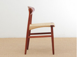 Mid-Century  modern scandinavian set of 4 chairs by Aksel Bender Madsen