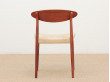 Mid-Century  modern scandinavian set of 4 chairs by Aksel Bender Madsen