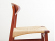 Suite de 4 chaises scandinaves en teck