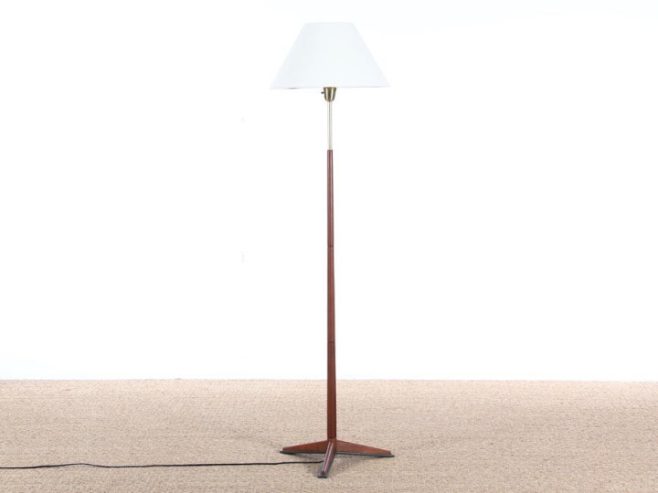 Lampadaire scandinave en teck