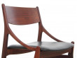 Set of 4 Mid-Century Modern scandinavian chairs in rosewood by  H. Vestervig Eriksen