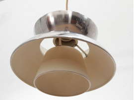 Mid-Century  modern scandinavian pendant lamp Doo-Wop  chrome by Louis Poulsen. Original edition