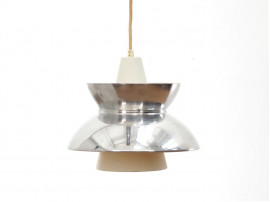 Mid-Century  modern scandinavian pendant lamp Doo-Wop  chrome by Louis Poulsen. Original edition