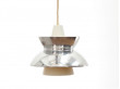 Mid-Century  modern scandinavian pendant lamp Doo-Wop  chrome by Louis Poulsen. Original edition