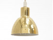 Mid-Century  modern scandinavian pair of little pendant lamp in brass by Hans-Agne Jakobsson