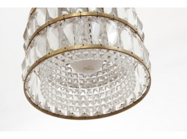 Mid-Century  modern scandinavian pendant lamp in cristal