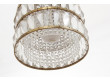 Mid-Century  modern scandinavian pendant lamp in cristal