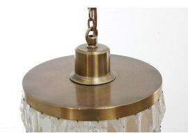 Mid-Century  modern scandinavian pendant lamp in cristal