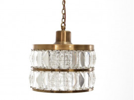 Mid-Century  modern scandinavian pendant lamp in cristal