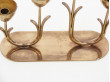 Mid-Century modern Ystad Metall candelabras in brass by  Gunnar Ander 