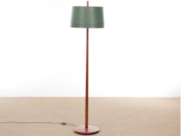 Mid-Century  modern scandinavian floor lamp in  teak by Uno & Östen Kristiansson