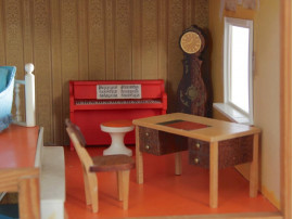 Mid-Century  modern scandinavian  "Göteborg" doll house