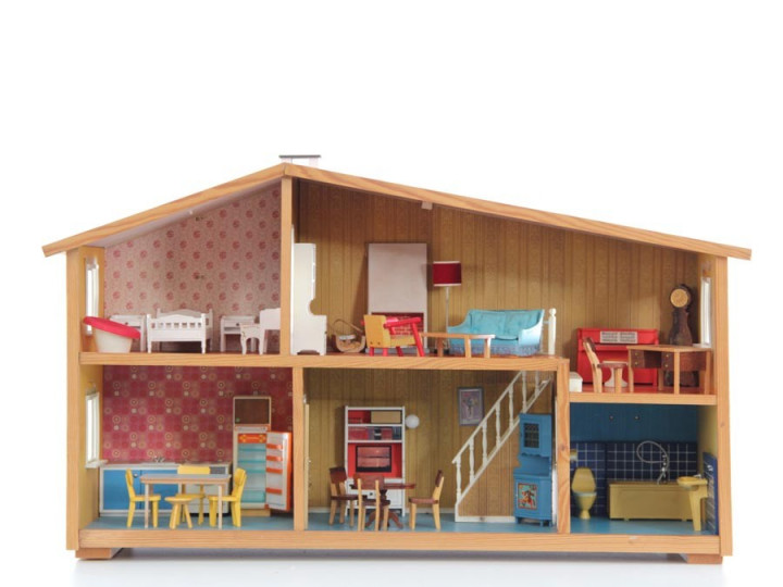 Mid-Century  modern scandinavian  "Göteborg" doll house