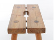 Tabouret scandinave en pin