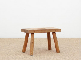 Tabouret scandinave en pin