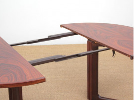 Mid-Century  modern scandinavian dining table from Gudme Møbelfabrik in Rio rosewood