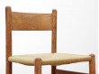 Set of 6 Oak & Rush Dining Chairs by Johan van Heuvel for Ad Vorm, 1960s