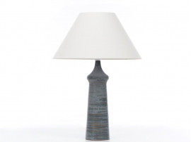 Ceramic table lamp. Glazed stoneware. Unique piece.