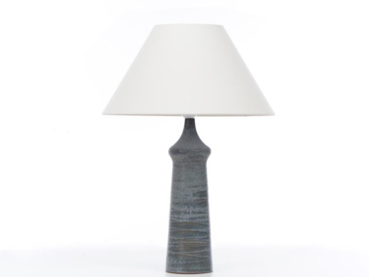 Ceramic table lamp. Glazed stoneware. Unique piece.