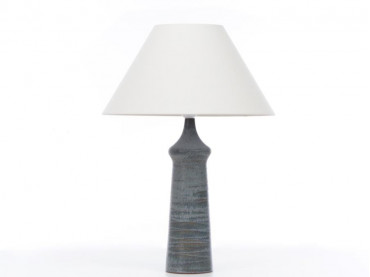 Ceramic table lamp. Glazed stoneware. Unique piece.