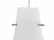 Mid-Century  modern scandinavian pendant lamp in opal glass.