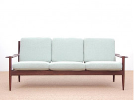 Mid-Century  modern scandinavian sofa in teak