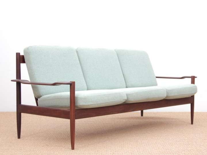 Mid-Century  modern scandinavian sofa in teak