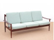 Mid-Century  modern scandinavian sofa in teak