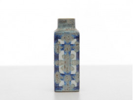 Petit vase scandinave carré en ceramique 711/3258 motif Baca