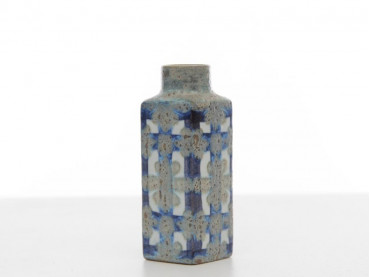 Petit vase scandinave carré en ceramique 711/3258 motif Baca