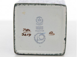 Vase scandinave carré en ceramique 780/3259 motif Baca