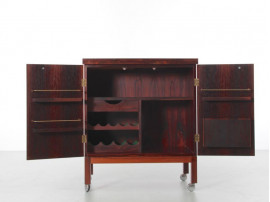 Danish Modern Bar Cabinet by Bruksbo