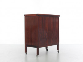 Danish Modern Bar Cabinet by Bruksbo