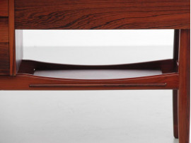 Mid-Century modern scandinavian planter table by Arne Wahl Iversen in Rio rosewood