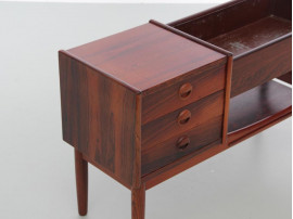 Mid-Century modern scandinavian planter table by Arne Wahl Iversen in Rio rosewood